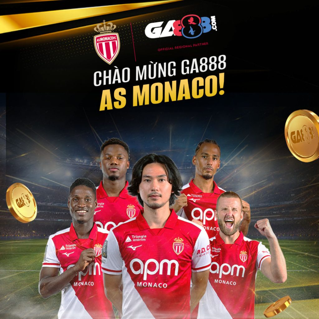 GA888 chính thức trở thành đối tác khu vực Đông Nam Á của AS Monaco